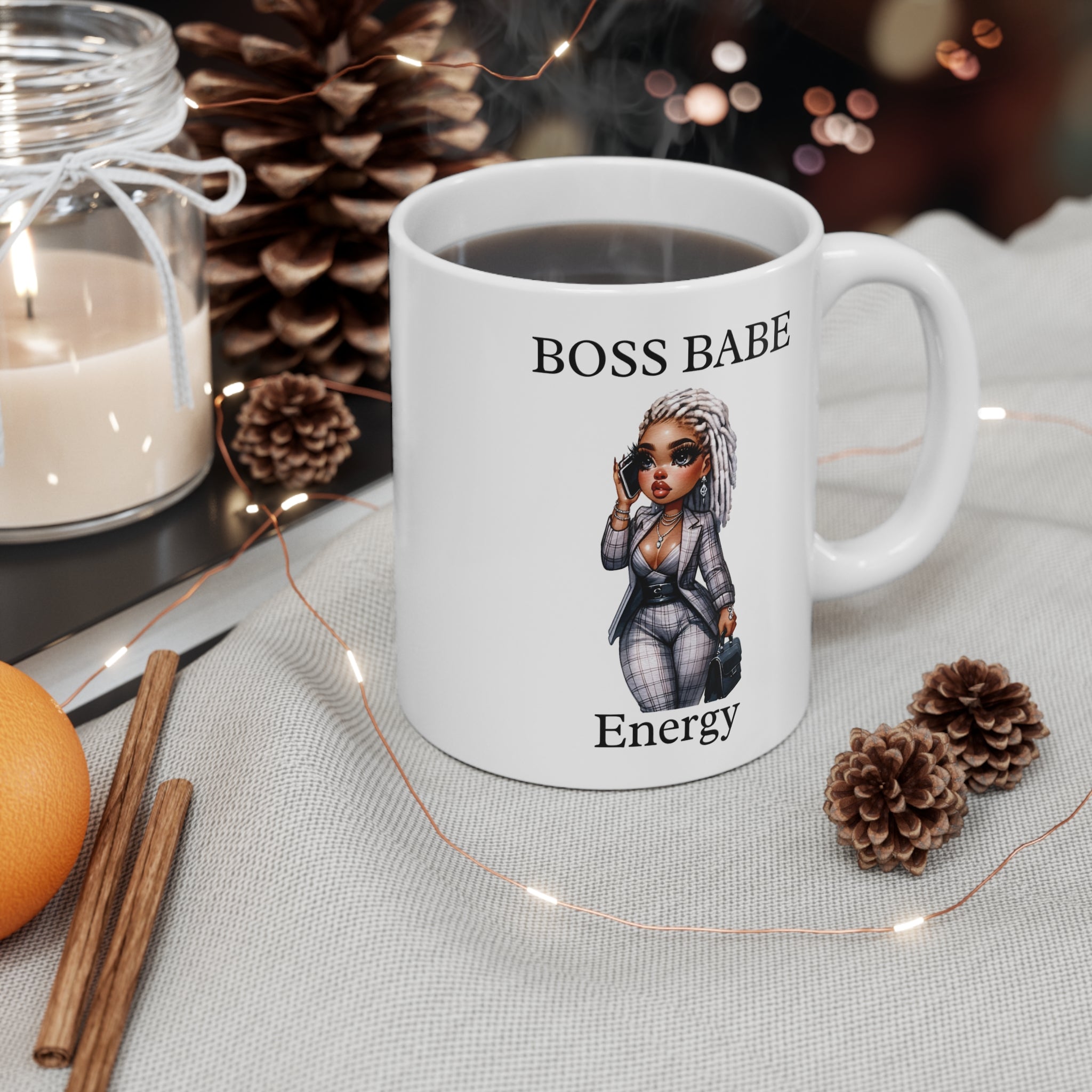 Boss Babe Energy Mug | Motivational Office Cup