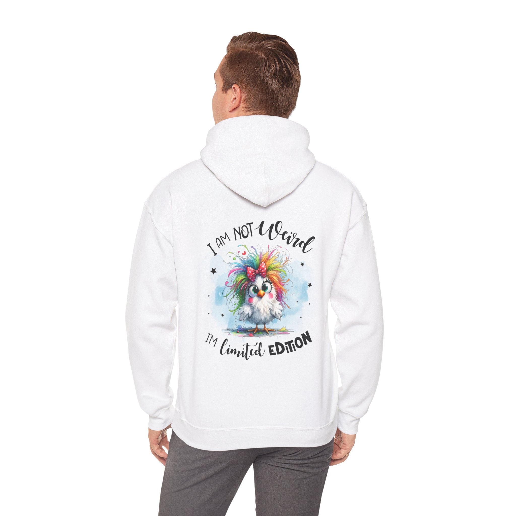 ''I'm Not Weird'' Unisex Heavy Blend Hoodie with Funny Phrase