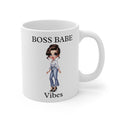 Boss Babe Vibes Mug | Motivational Office Cup