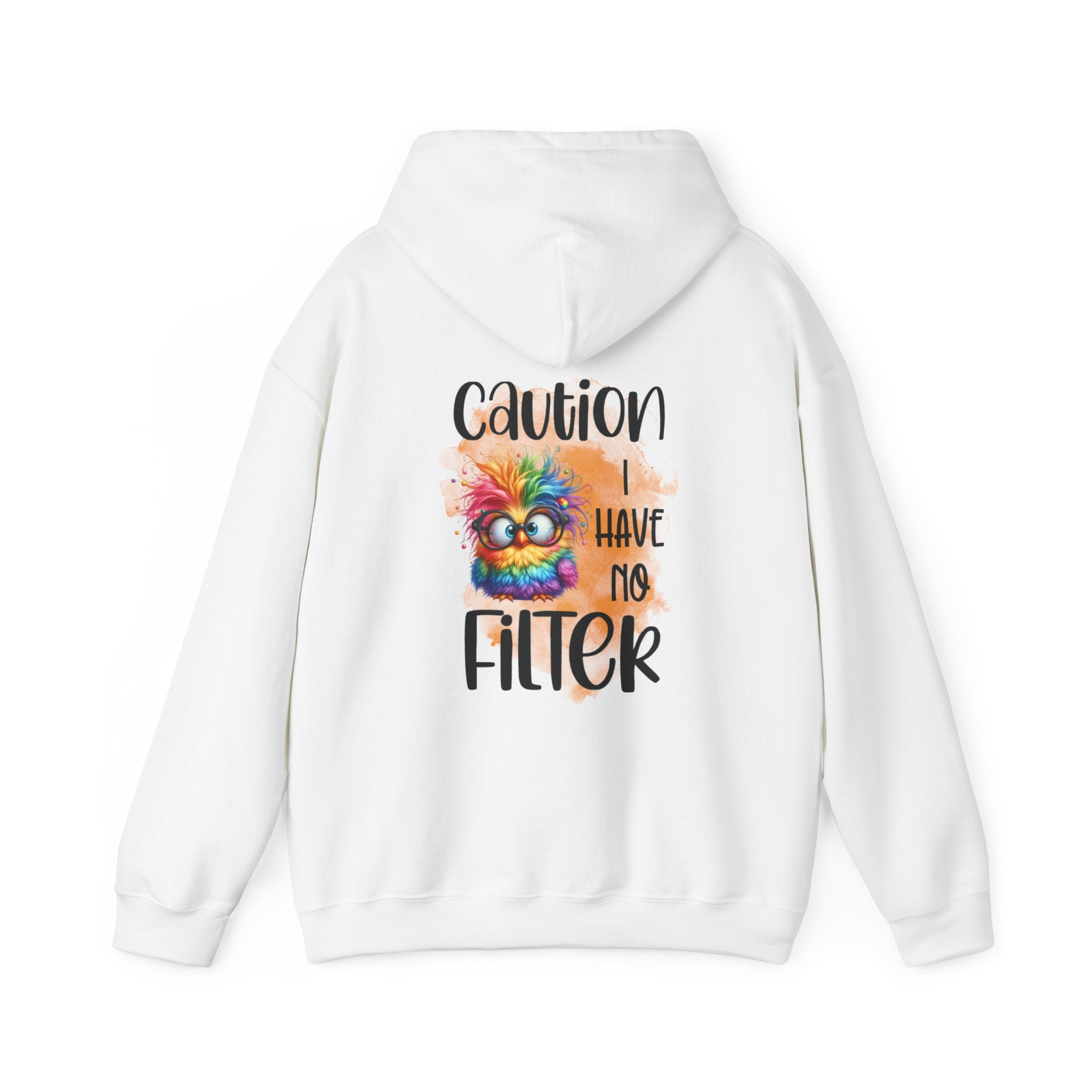 ''I Have No Filter'' Unisex Heavy Blend Hoodie with Funny Phrase