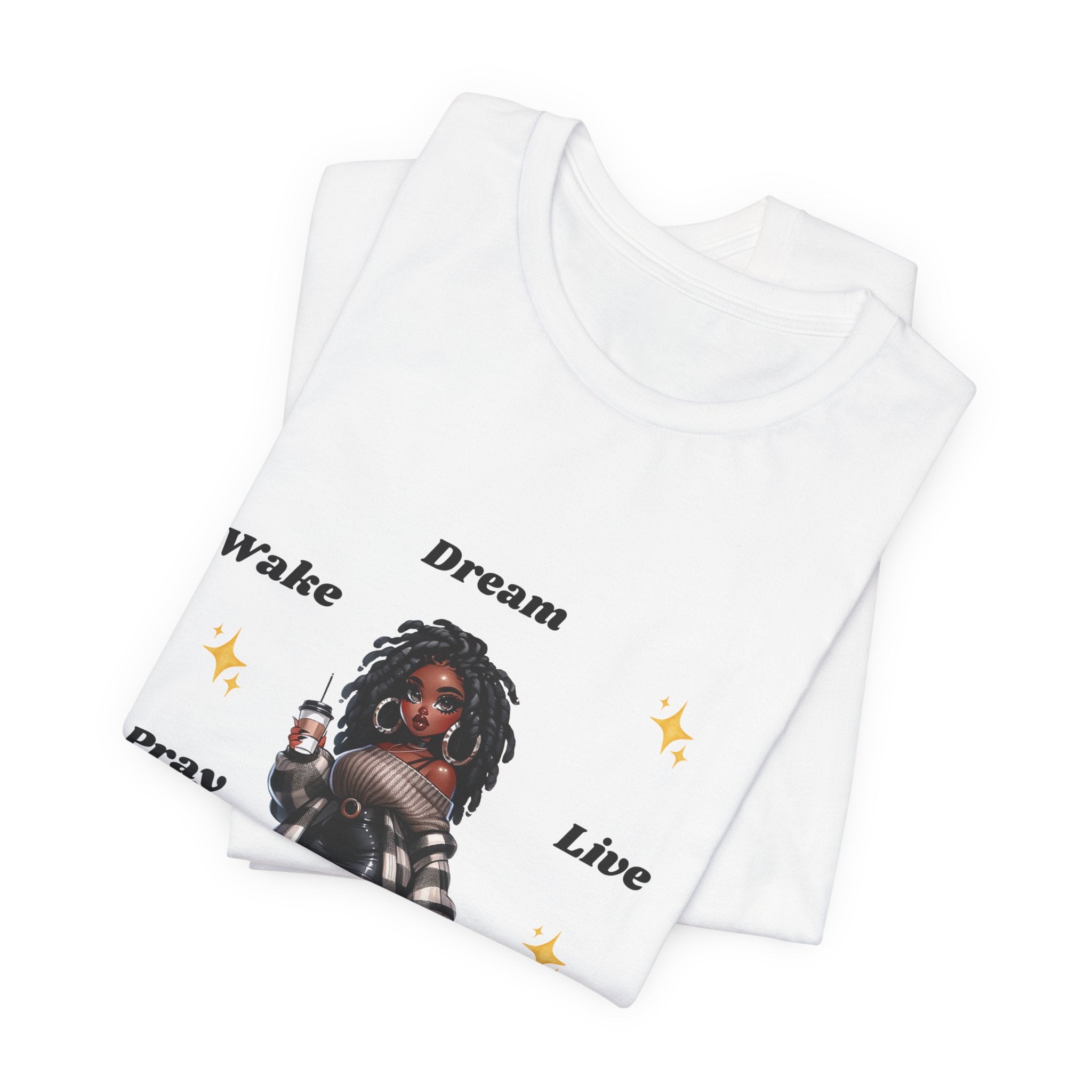 Wake Pray Slay Graphic Tee | Girl Boss illustration T-Shirt