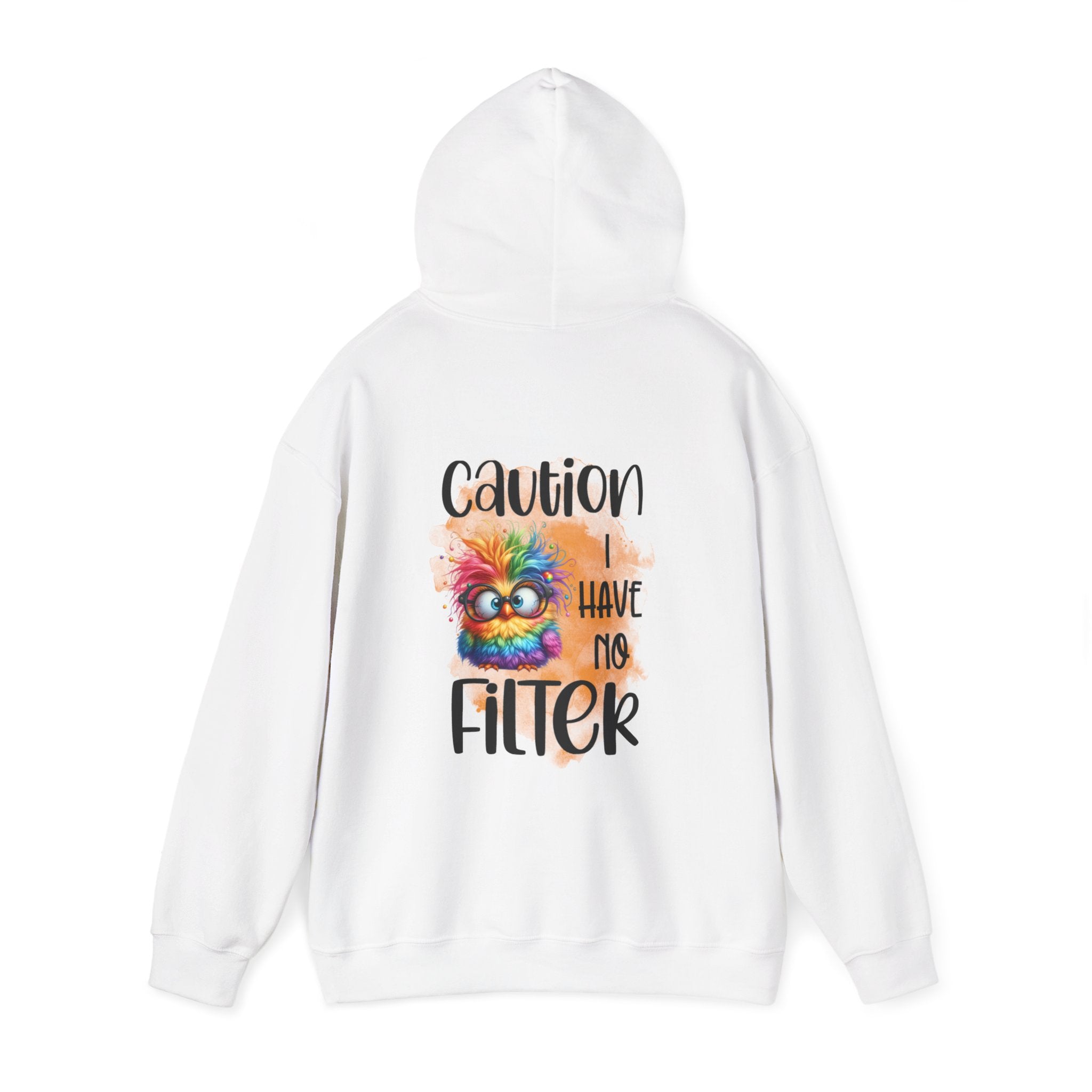 ''I Have No Filter'' Unisex Heavy Blend Hoodie with Funny Phrase